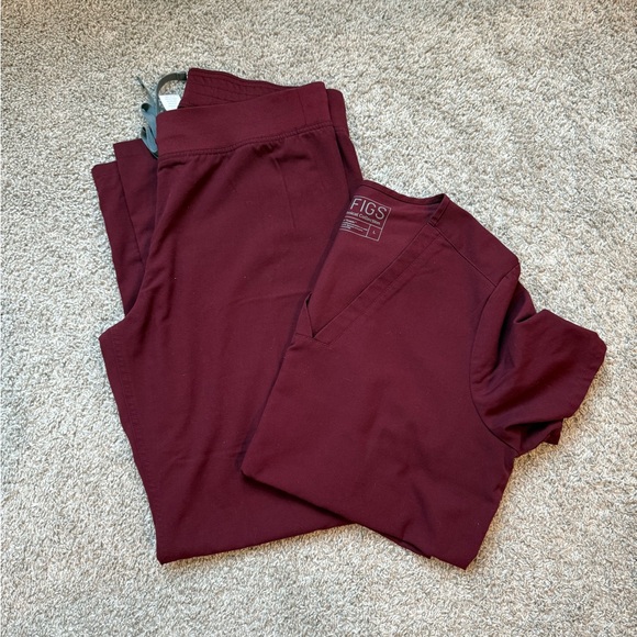 Figs Other - FIGS Scrub Set - Burgundy